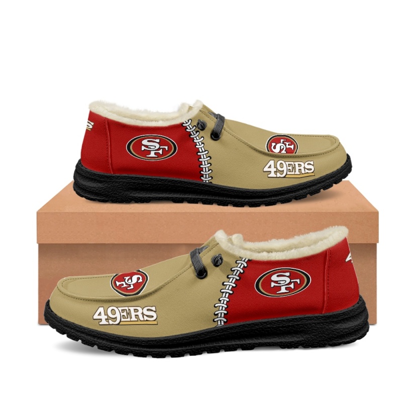 San Francisco 49ers – Hey Dude Wendy With Warm Fur Lining - Famjoys San Francisco 49ers – Hey Dude Wendy With Warm Fur Lining - Famjoys