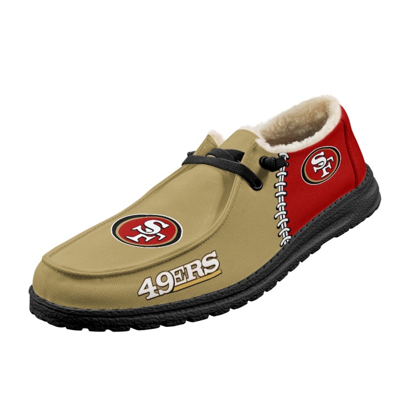 San Francisco 49ers – Hey Dude Wendy With Warm Fur Lining - Famjoys San Francisco 49ers – Hey Dude Wendy With Warm Fur Lining - Famjoys
