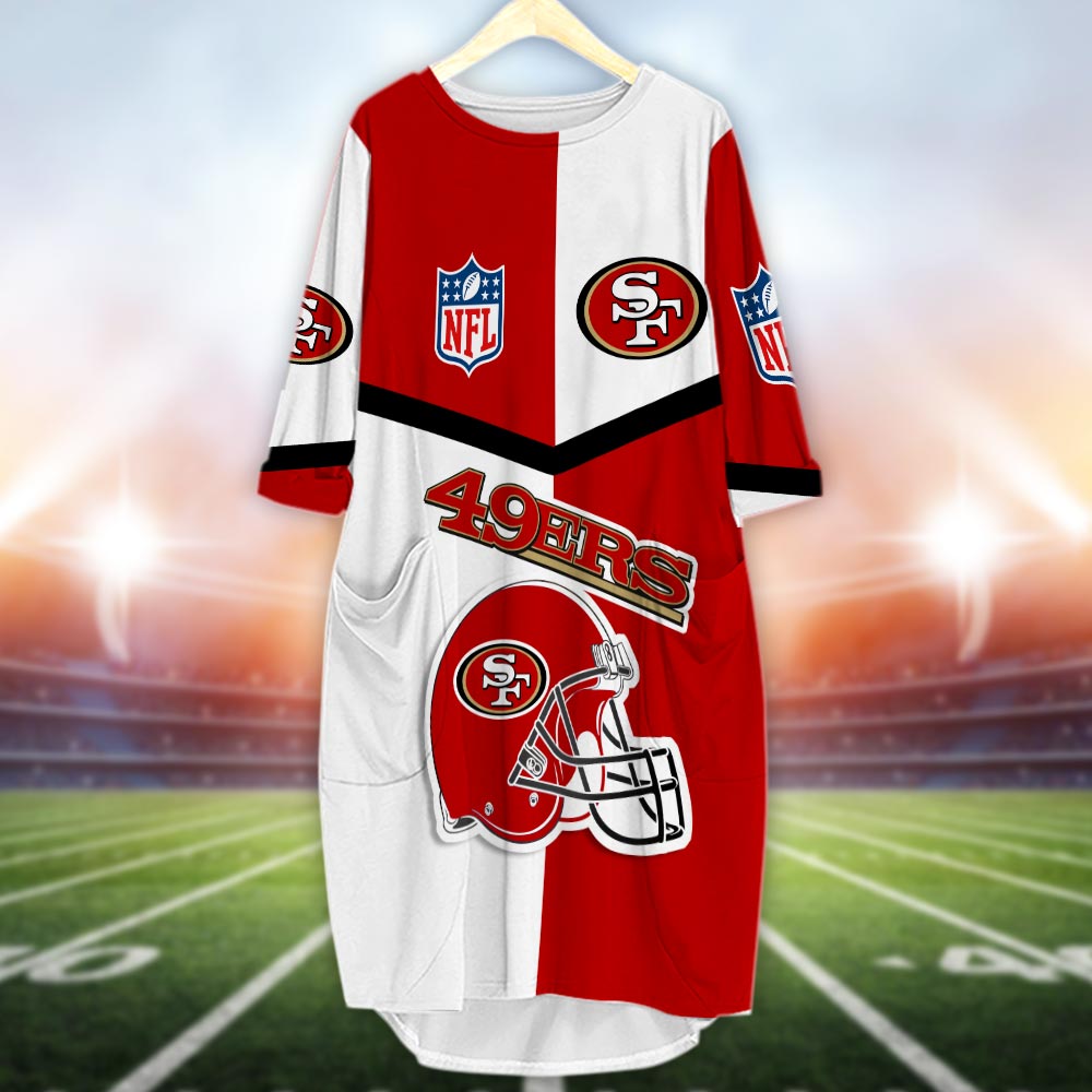 San Francisco 49ers 3D Caftan - Famjoys San Francisco 49ers 3D Caftan - Famjoys