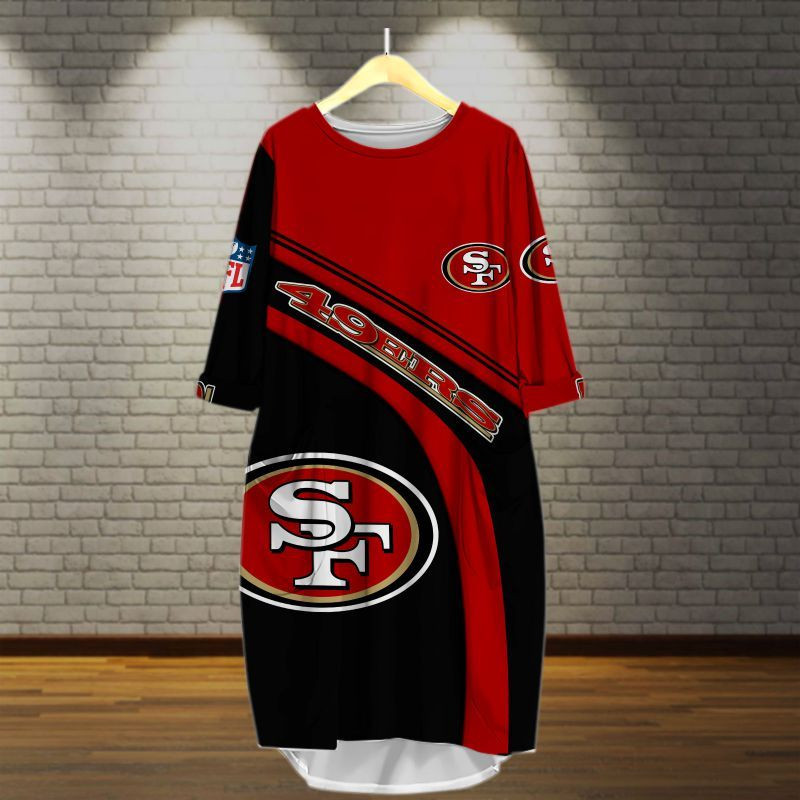 San Francisco 49ers All Over Print Caftan3404 - Famjoys San Francisco 49ers All Over Print Caftan3404 - Famjoys