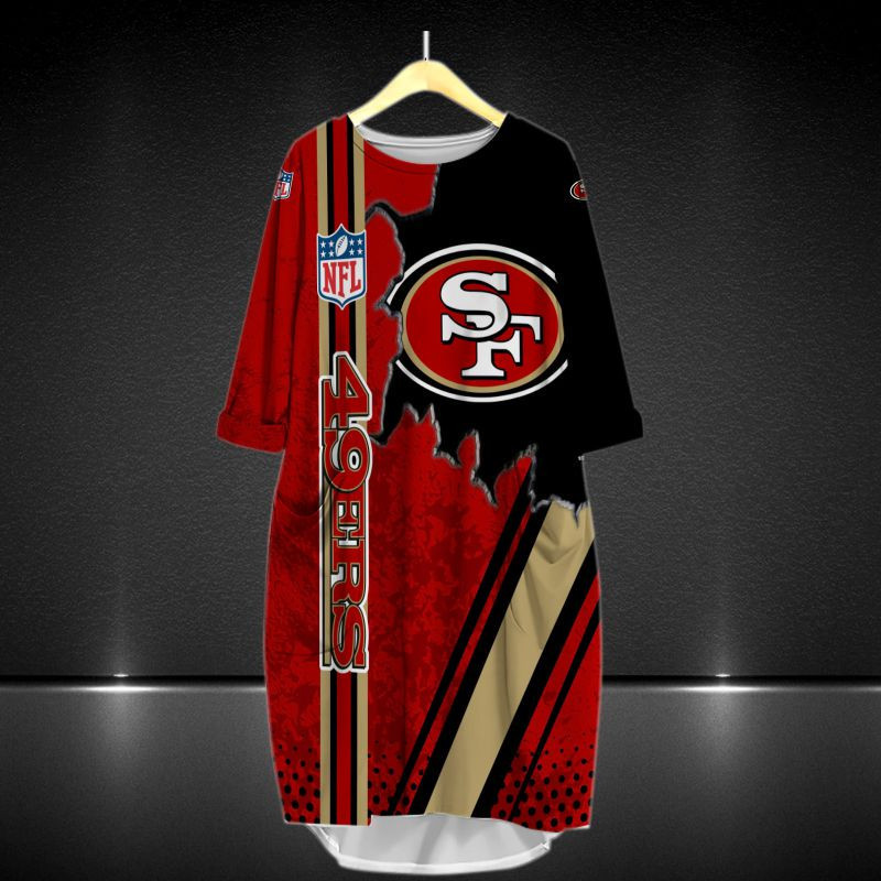 San Francisco 49ers All Over Print Caftan3705 - Famjoys San Francisco 49ers All Over Print Caftan3705 - Famjoys