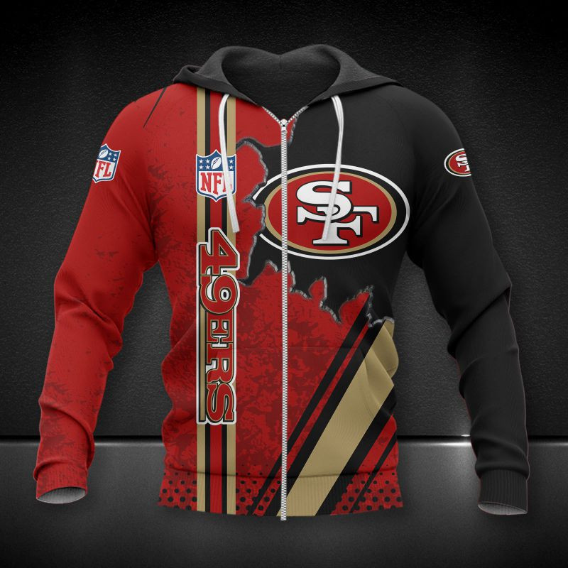 San Francisco 49ers All Over Print Caftan3705 - Famjoys San Francisco 49ers All Over Print Caftan3705 - Famjoys