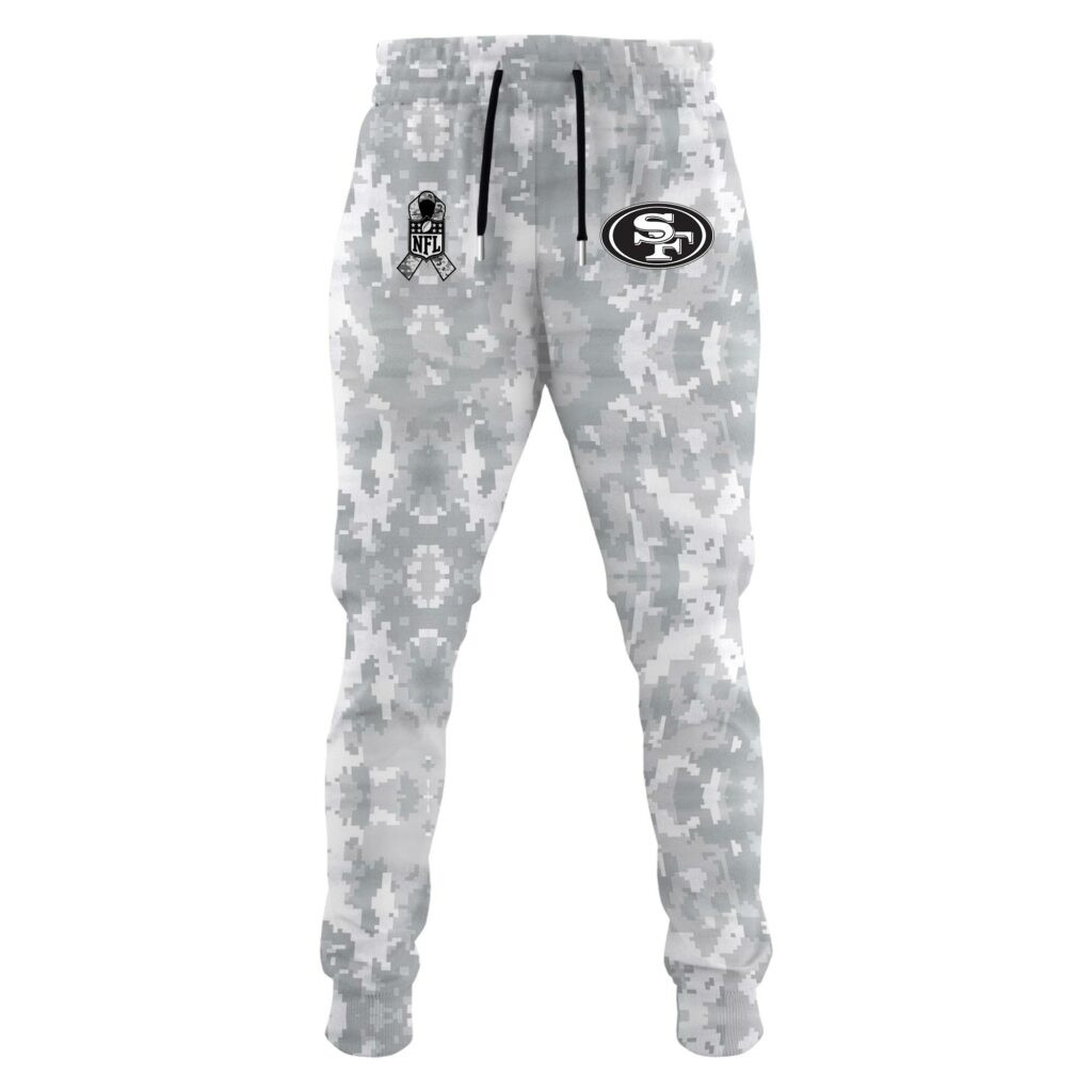 San Francisco 49ers Arctic Camo Salute to Service Club Hoodie Edition - Famjoys San Francisco 49ers Arctic Camo Salute to Service Club Hoodie Edition - Famjoys