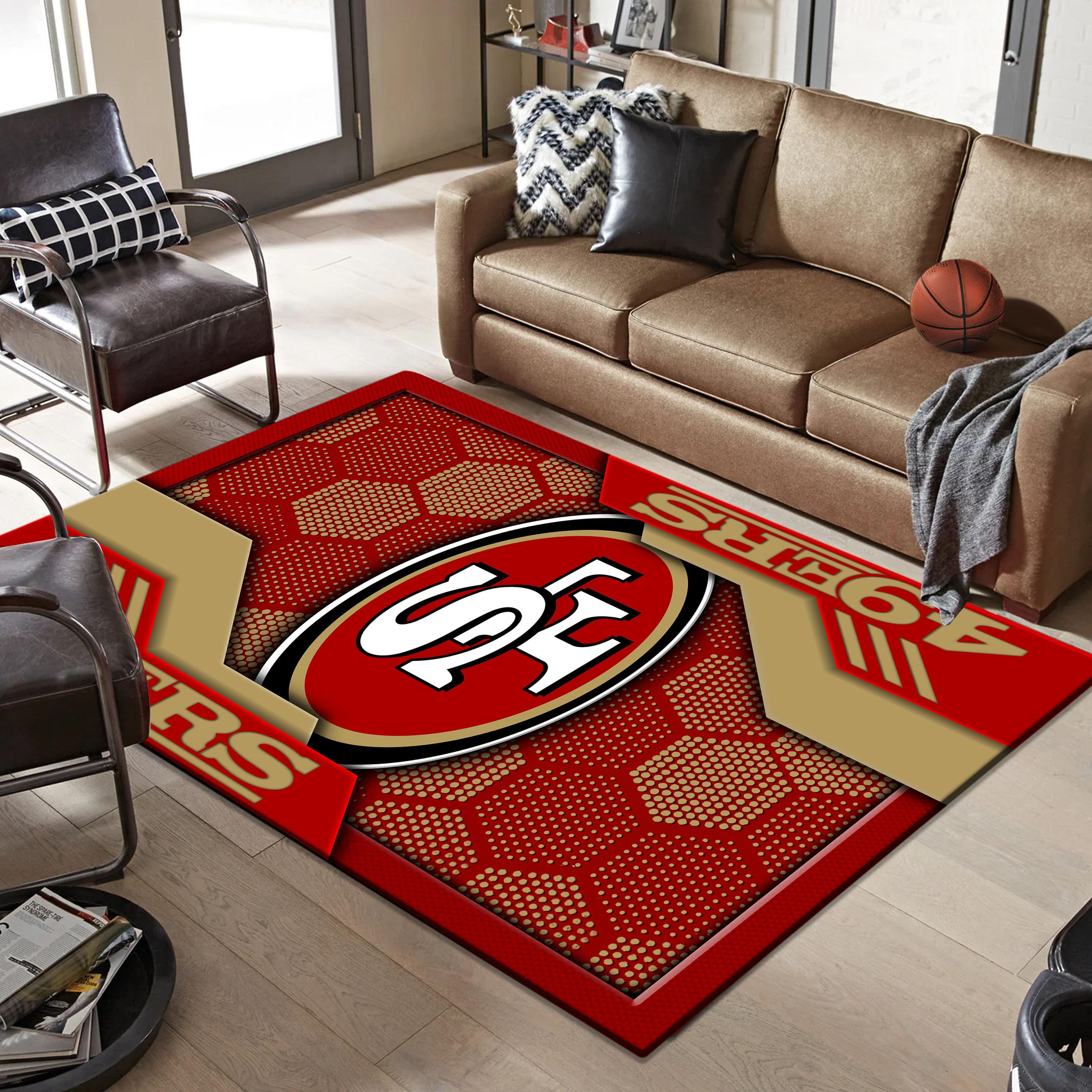 San Francisco 49ers Area Rugs 3107 - Famjoys San Francisco 49ers Area Rugs 3107 - Famjoys