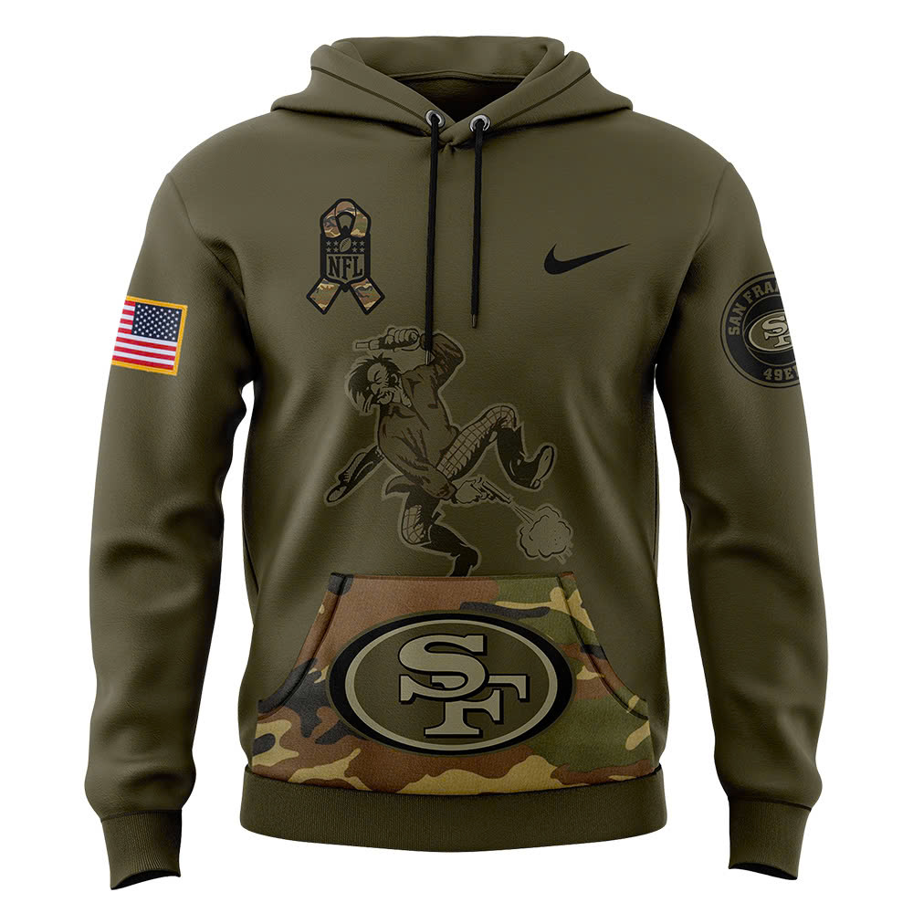 San Francisco 49ers Crucial Catch Club Pullover Hoodie - Famjoys San Francisco 49ers Crucial Catch Club Pullover Hoodie - Famjoys
