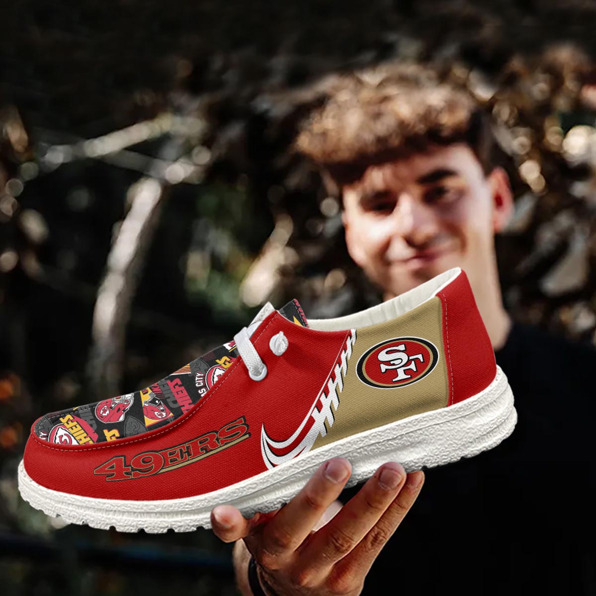 San Francisco 49ers Hey Dudes - Famjoys San Francisco 49ers Hey Dudes - Famjoys