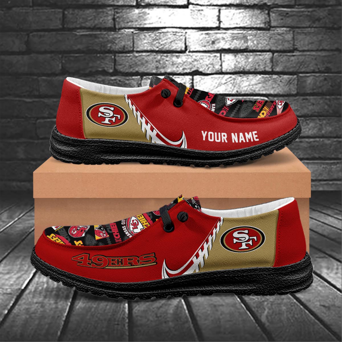 San Francisco 49ers Hey Dudes - Famjoys San Francisco 49ers Hey Dudes - Famjoys