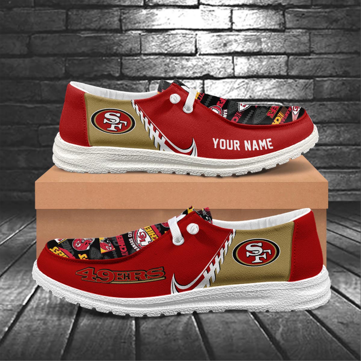 San Francisco 49ers Hey Dudes - Famjoys San Francisco 49ers Hey Dudes - Famjoys