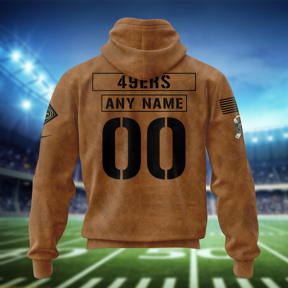 San Francisco 49ers Justice Opportunity Equity Freedom Brown Hoodie SP26122328ID06DS09 - Famjoys San Francisco 49ers Justice Opportunity Equity Freedom Brown Hoodie SP26122328ID06DS09 - Famjoys