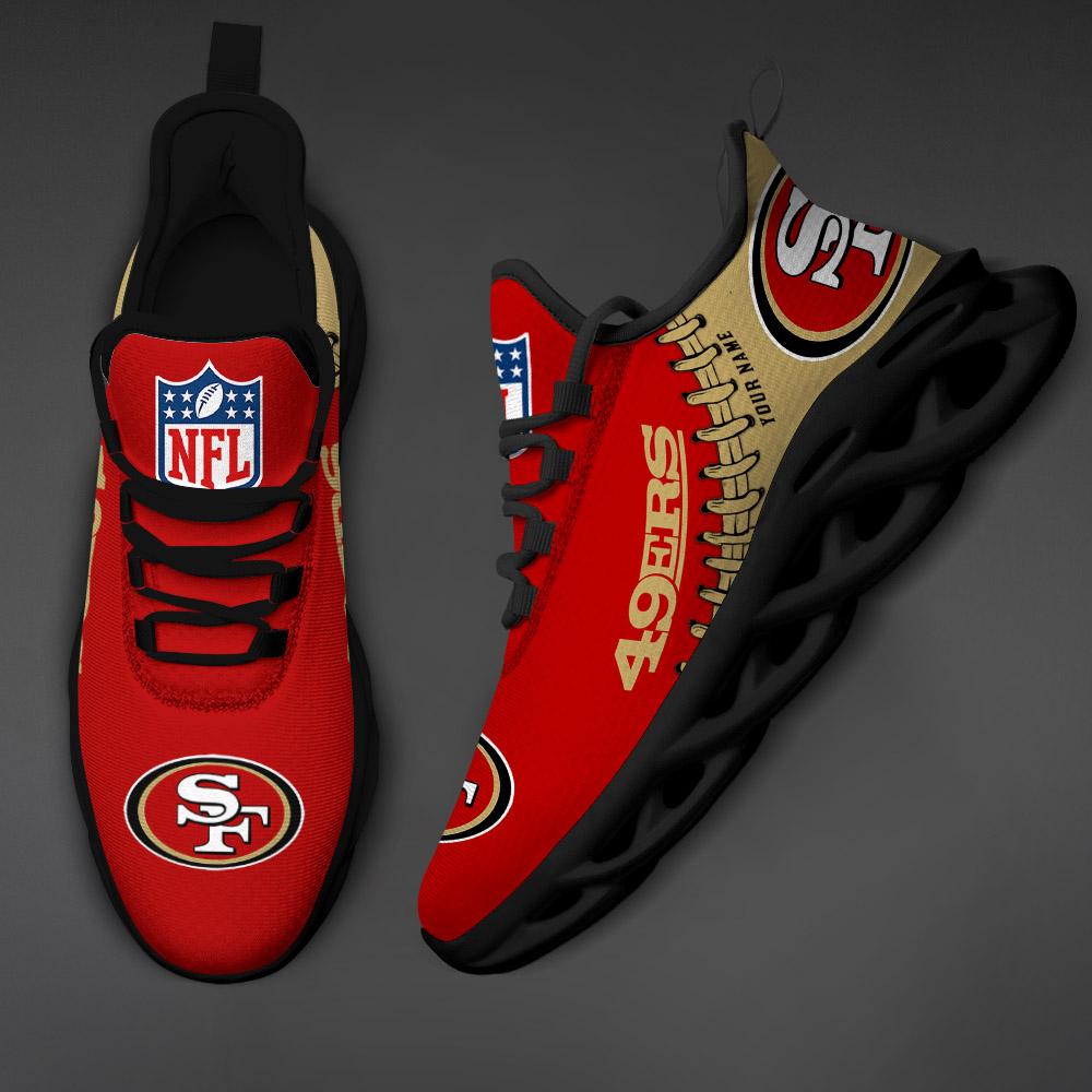 San Francisco 49ers Max Soul Sneaker - Famjoys San Francisco 49ers Max Soul Sneaker - Famjoys