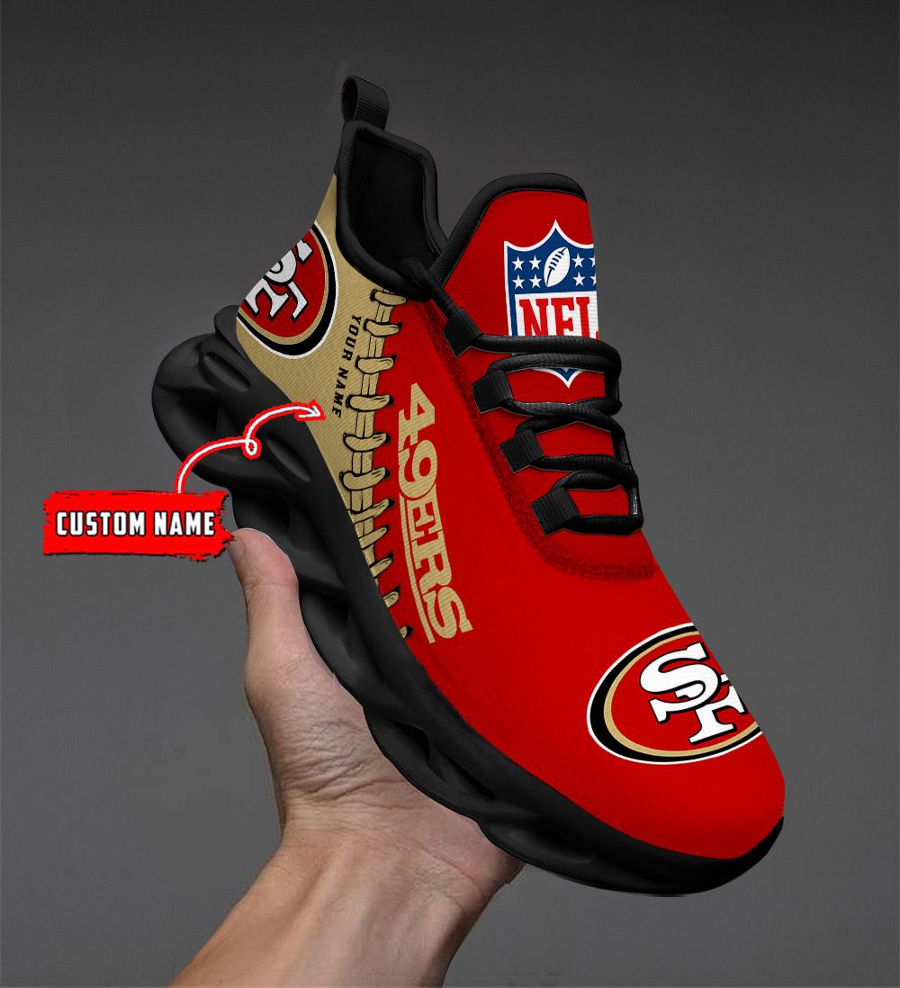 San Francisco 49ers Max Soul Sneaker - Famjoys San Francisco 49ers Max Soul Sneaker - Famjoys