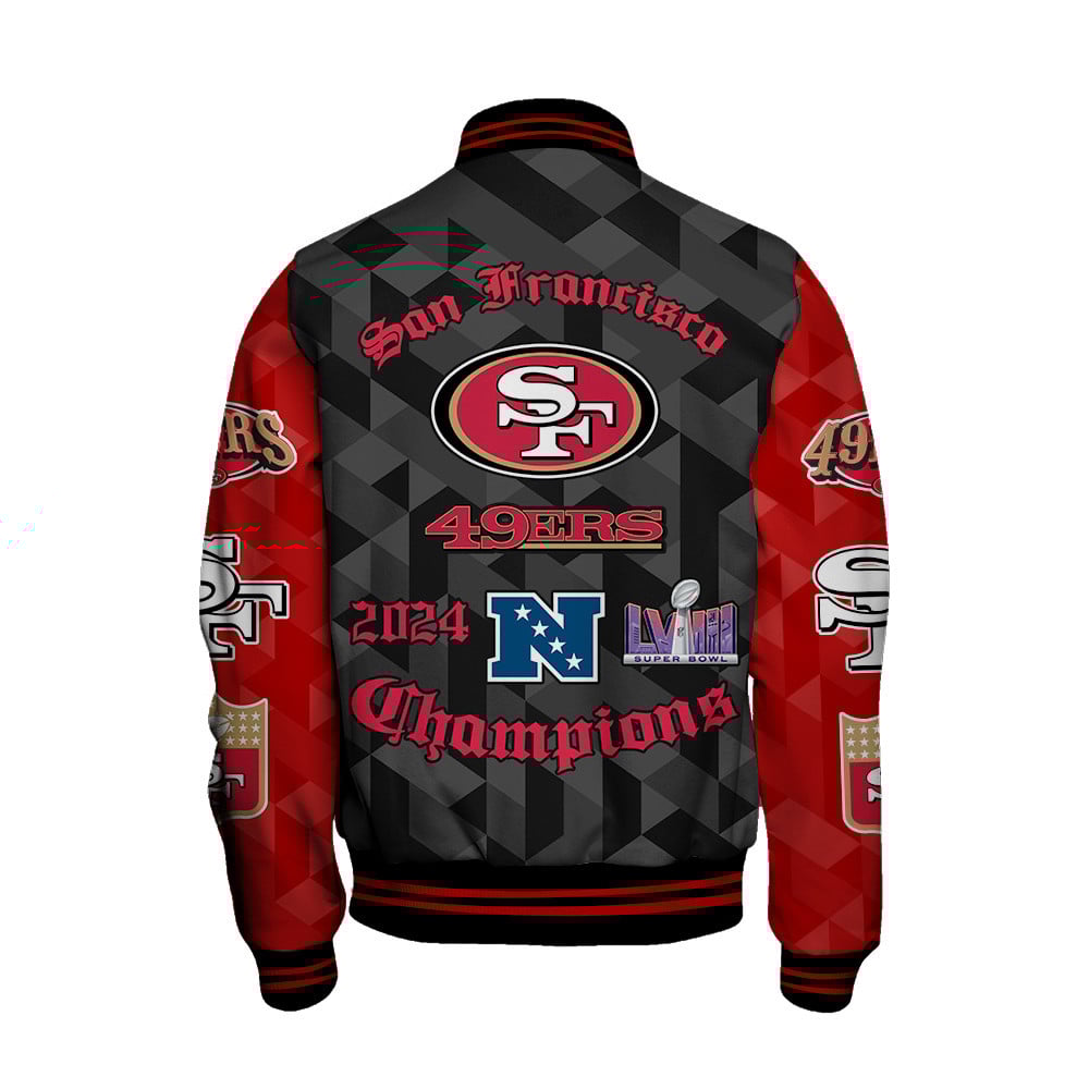 San Francisco 49ers National Football League Unisex Varsity Jacket SFAT V16 - Famjoys San Francisco 49ers National Football League Unisex Varsity Jacket SFAT V16 - Famjoys