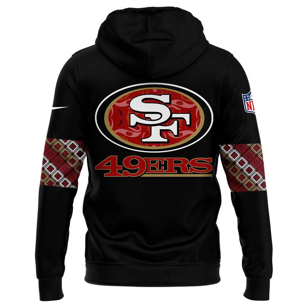 San Francisco 49ers Native American Heritage Month Premium Pullover Hoodie - Famjoys San Francisco 49ers Native American Heritage Month Premium Pullover Hoodie - Famjoys