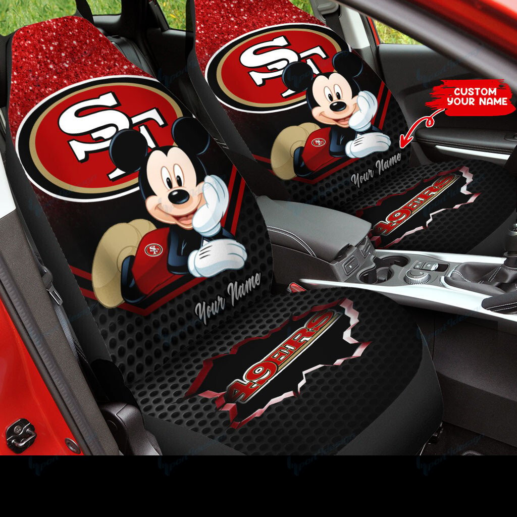 San Francisco 49ers Personalized Car Seat Covers BG104 - Famjoys San Francisco 49ers Personalized Car Seat Covers BG104 - Famjoys