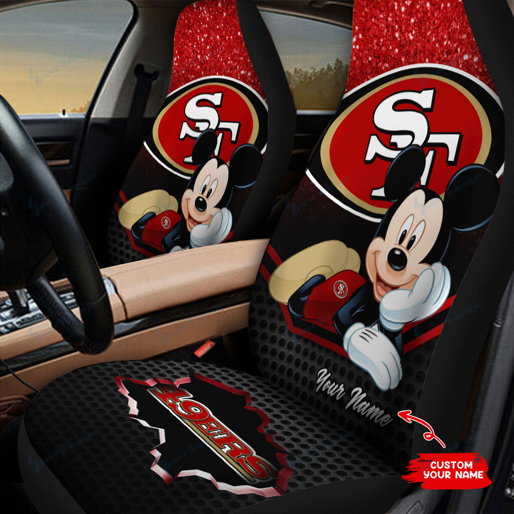 San Francisco 49ers Personalized Car Seat Covers BG104 - Famjoys San Francisco 49ers Personalized Car Seat Covers BG104 - Famjoys