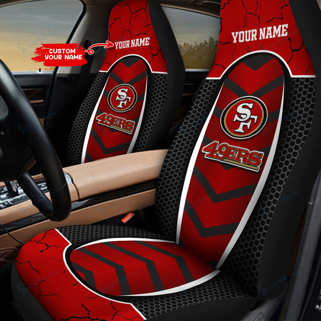 San Francisco 49ers Personalized Car Seat Covers BG148 - Famjoys San Francisco 49ers Personalized Car Seat Covers BG148 - Famjoys