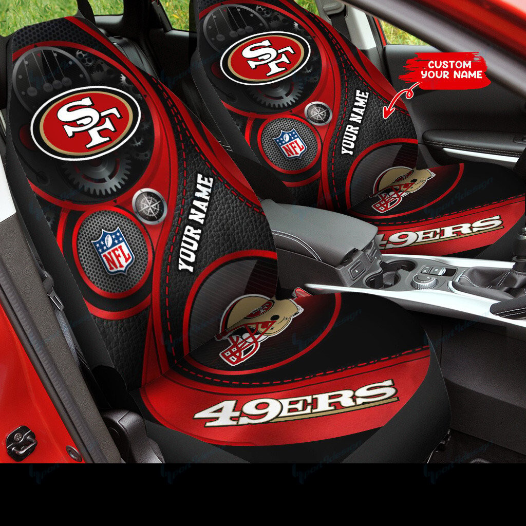 San Francisco 49ers Personalized Car Seat Covers BG243 - Famjoys San Francisco 49ers Personalized Car Seat Covers BG243 - Famjoys