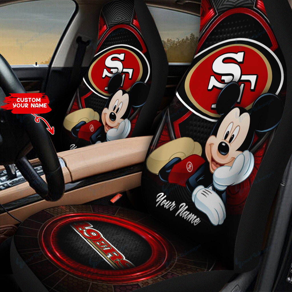 San Francisco 49ers Personalized Car Seat Covers BG269 - Famjoys San Francisco 49ers Personalized Car Seat Covers BG269 - Famjoys