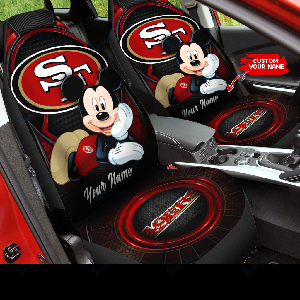 San Francisco 49ers Personalized Car Seat Covers BG269 - Famjoys San Francisco 49ers Personalized Car Seat Covers BG269 - Famjoys
