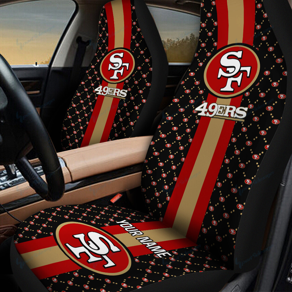 San Francisco 49ers Personalized Car Seat Covers BG280 - Famjoys San Francisco 49ers Personalized Car Seat Covers BG280 - Famjoys