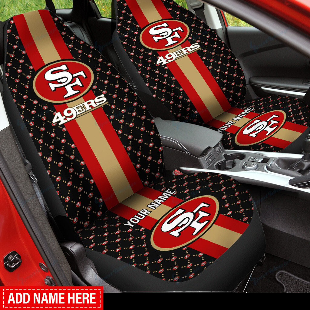 San Francisco 49ers Personalized Car Seat Covers BG280 - Famjoys San Francisco 49ers Personalized Car Seat Covers BG280 - Famjoys