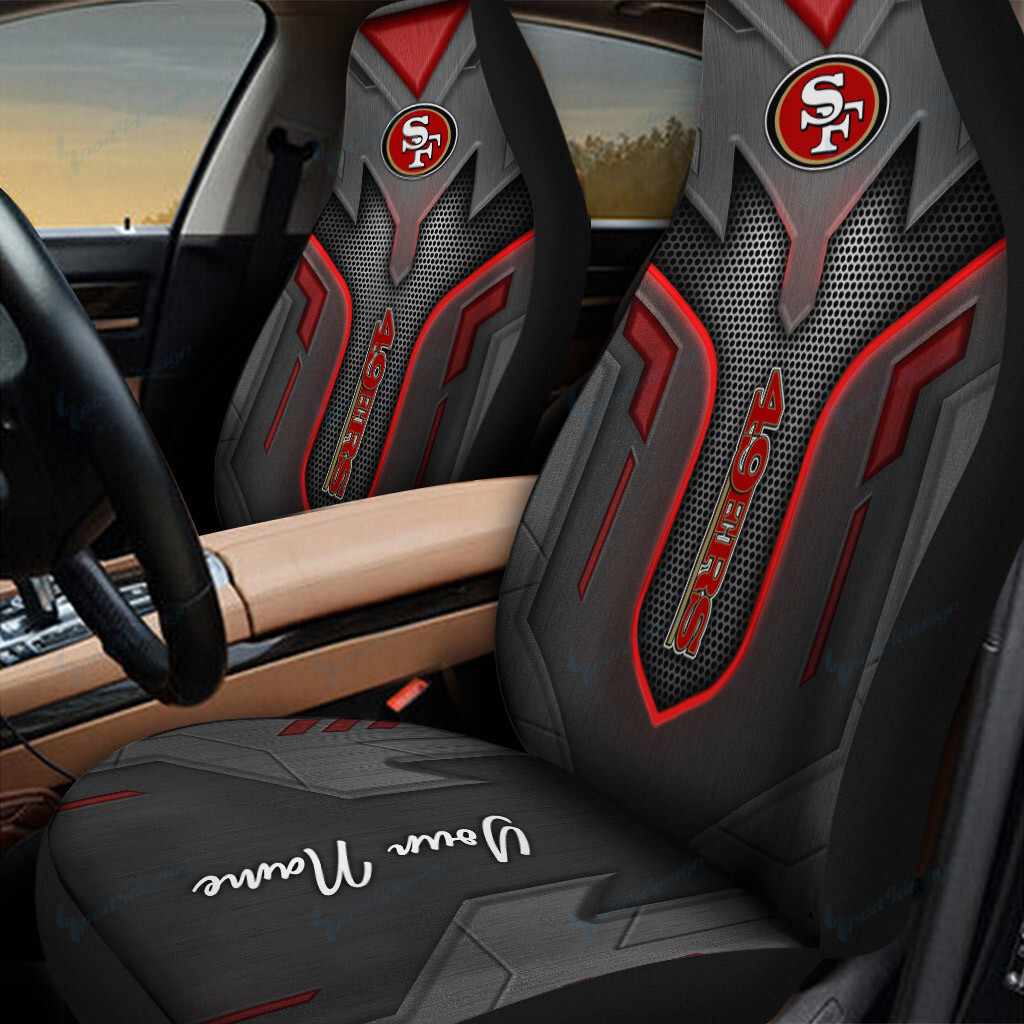 San Francisco 49ers Personalized Car Seat Covers BG298 - Famjoys San Francisco 49ers Personalized Car Seat Covers BG298 - Famjoys