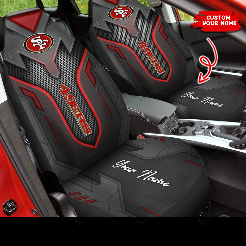 San Francisco 49ers Personalized Car Seat Covers BG298 - Famjoys San Francisco 49ers Personalized Car Seat Covers BG298 - Famjoys