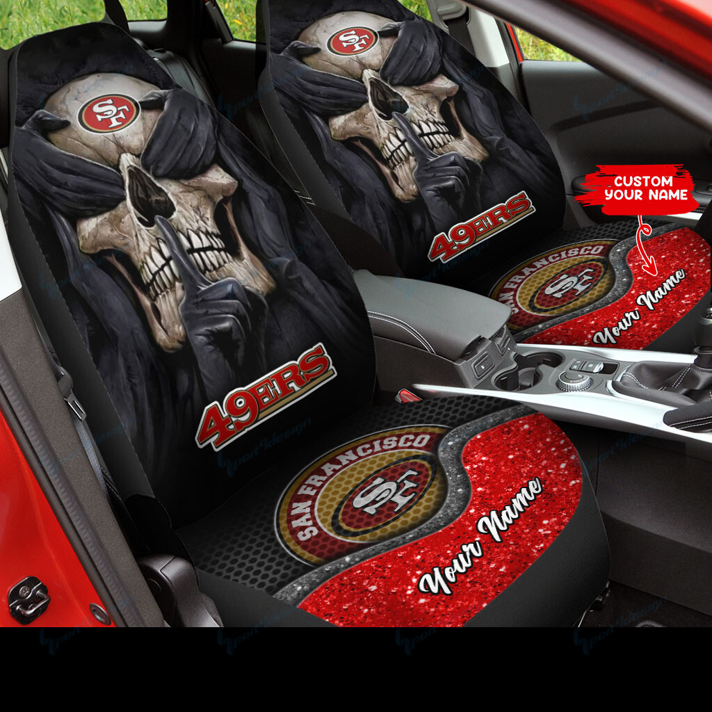 San Francisco 49ers Personalized Car Seat Covers BG310 - Famjoys San Francisco 49ers Personalized Car Seat Covers BG310 - Famjoys