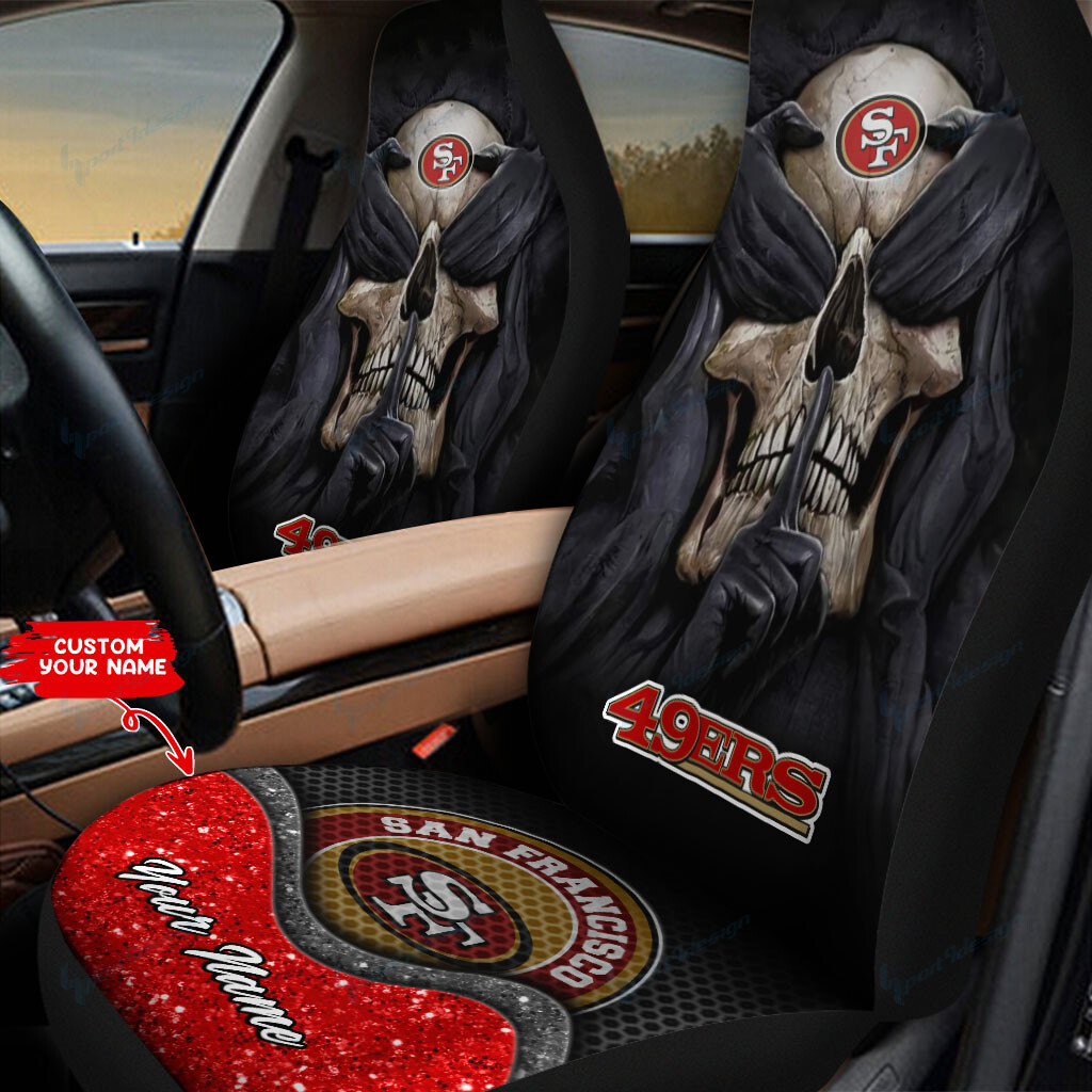 San Francisco 49ers Personalized Car Seat Covers BG310 - Famjoys San Francisco 49ers Personalized Car Seat Covers BG310 - Famjoys