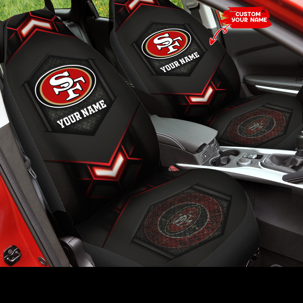San Francisco 49ers Personalized Car Seat Covers BG428 - Famjoys San Francisco 49ers Personalized Car Seat Covers BG428 - Famjoys