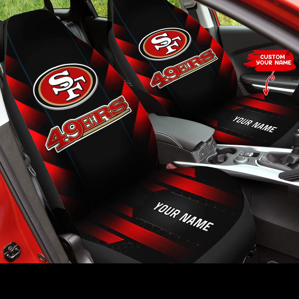 San Francisco 49ers Personalized Car Seat Covers BG470 - Famjoys San Francisco 49ers Personalized Car Seat Covers BG470 - Famjoys