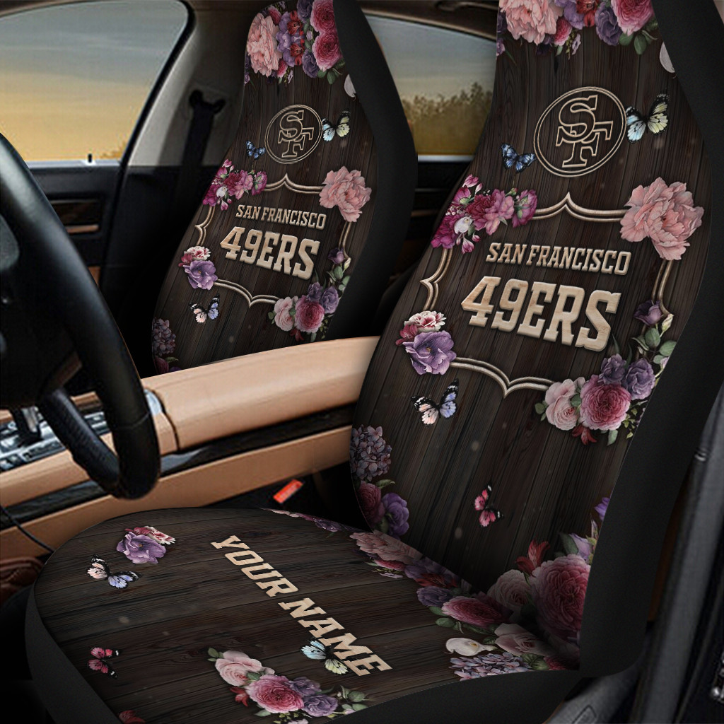 San Francisco 49ers Personalized Car Seat Covers BG486 - Famjoys San Francisco 49ers Personalized Car Seat Covers BG486 - Famjoys