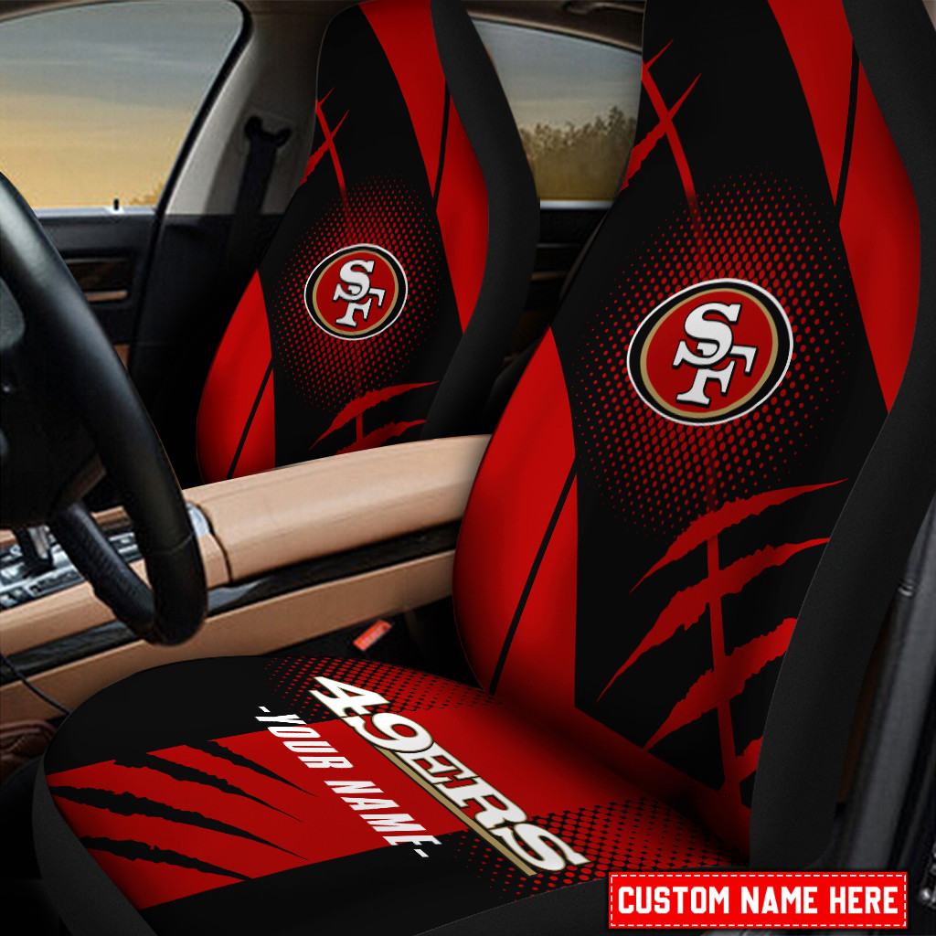 San Francisco 49ers Personalized Car Seat Covers BG490 - Famjoys San Francisco 49ers Personalized Car Seat Covers BG490 - Famjoys