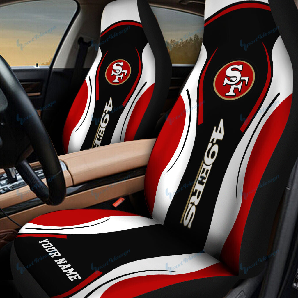 San Francisco 49ers Personalized Car Seat Covers BG55 - Famjoys San Francisco 49ers Personalized Car Seat Covers BG55 - Famjoys