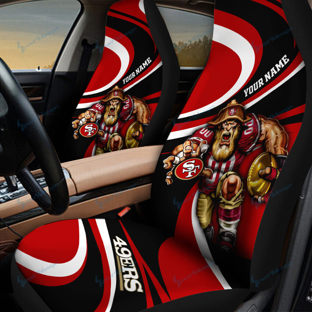 San Francisco 49ers Personalized Car Seat Covers BG94 - Famjoys San Francisco 49ers Personalized Car Seat Covers BG94 - Famjoys