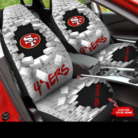 San Francisco 49ers Personalized Car Seat Covers BGCSC732 - Famjoys San Francisco 49ers Personalized Car Seat Covers BGCSC732 - Famjoys
