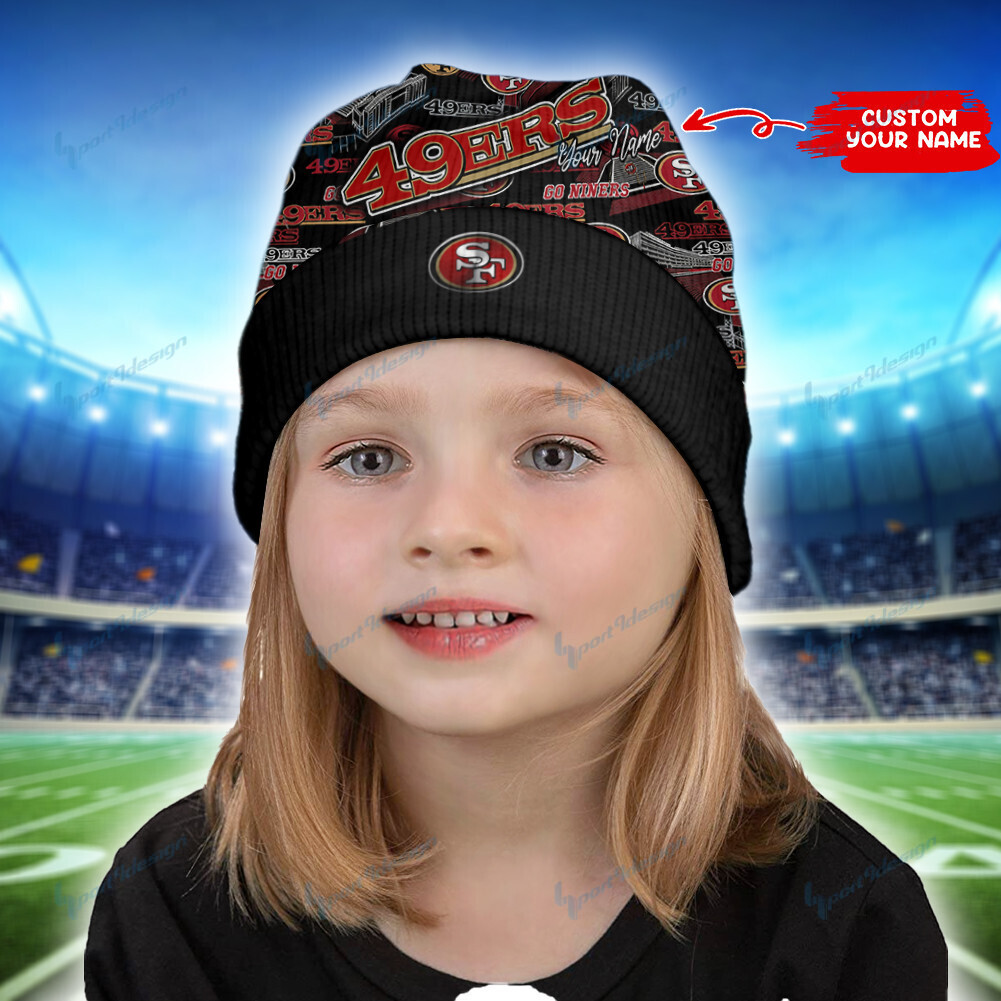 San Francisco 49ers Personalized Wool Beanie 104 - Famjoys San Francisco 49ers Personalized Wool Beanie 104 - Famjoys