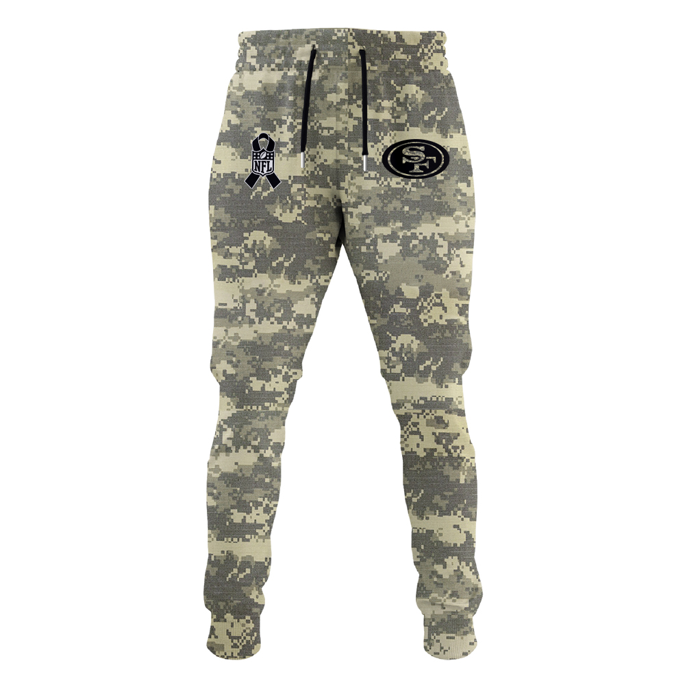 San Francisco 49ers Salute to Service Club Camo Hoodie #1 - Famjoys San Francisco 49ers Salute to Service Club Camo Hoodie #1 - Famjoys