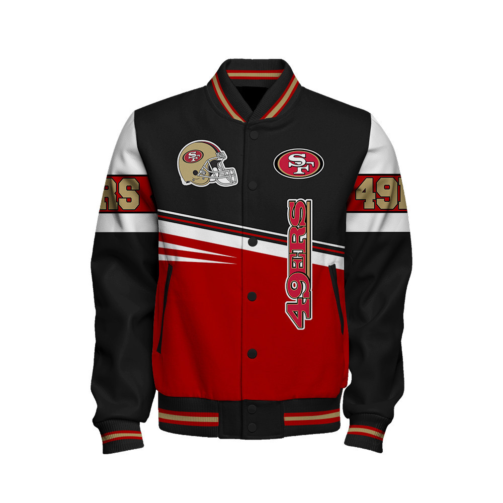 San Francisco 49ers - Second Family Unisex Varsity Jacket - Famjoys San Francisco 49ers - Second Family Unisex Varsity Jacket - Famjoys