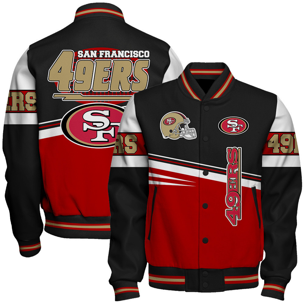 San Francisco 49ers - Second Family Unisex Varsity Jacket - Famjoys San Francisco 49ers - Second Family Unisex Varsity Jacket - Famjoys
