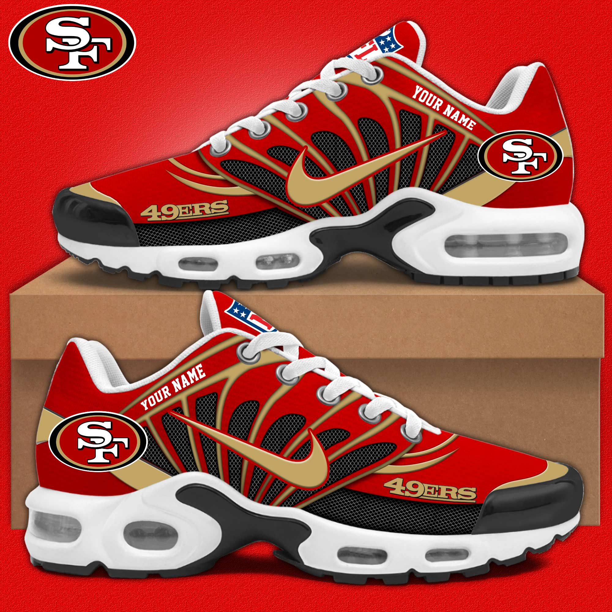 San Francisco 49ers Shoes - Famjoys San Francisco 49ers Shoes - Famjoys