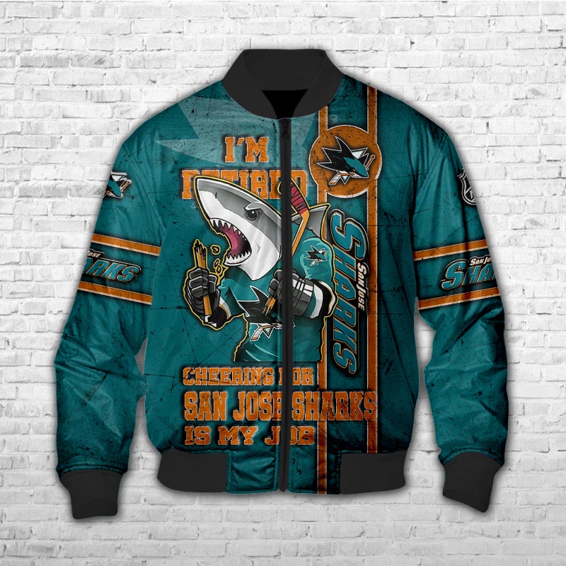 San Jose Sharks Jackets I'm Retired - Famjoys San Jose Sharks Jackets I'm Retired - Famjoys