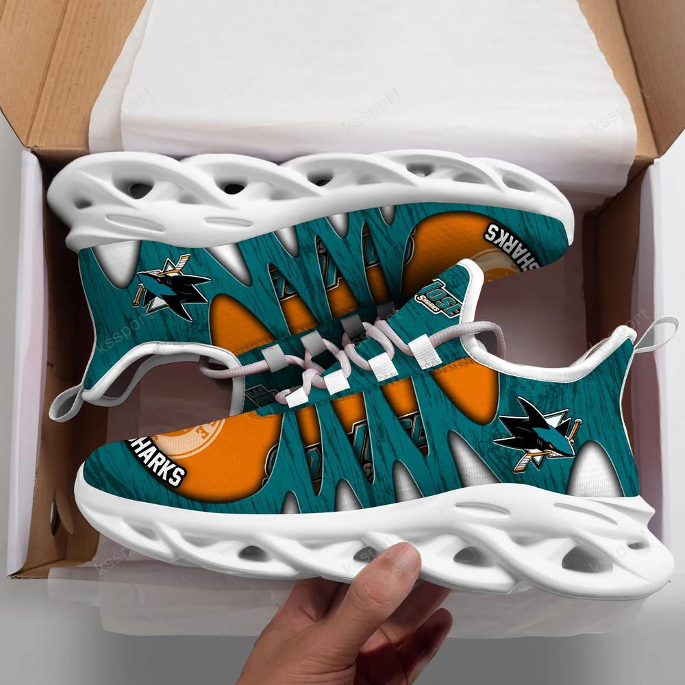 San Jose Sharks Max Soul Shoes, Running Sneakers - Famjoys San Jose Sharks Max Soul Shoes, Running Sneakers - Famjoys
