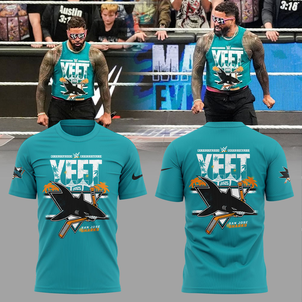San Jose Sharks Ucey Jucey the Teal T-shirt - Famjoys San Jose Sharks Ucey Jucey the Teal T-shirt - Famjoys