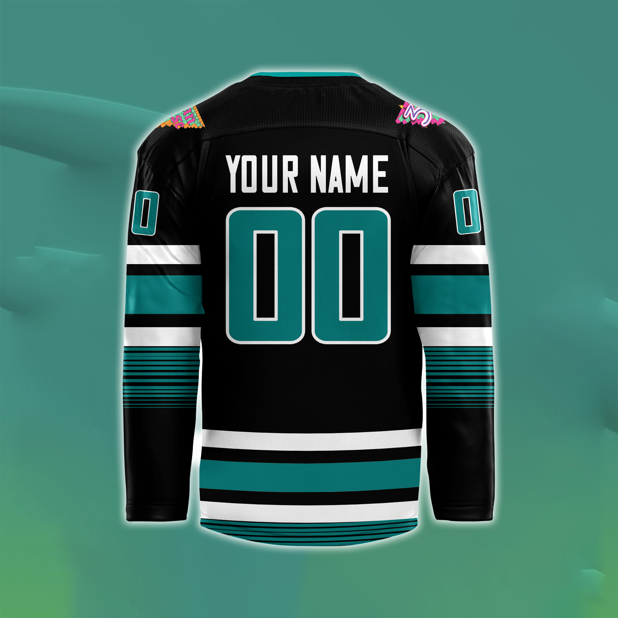 San Jose Sharks x Los Tibs Jersey - Famjoys San Jose Sharks x Los Tibs Jersey - Famjoys
