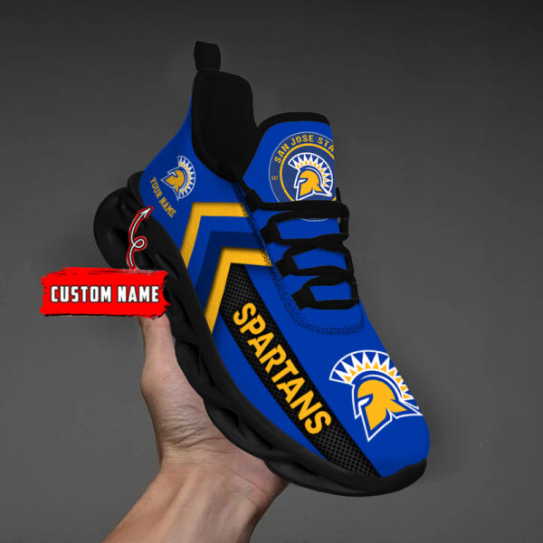 San Jose State Spartans Personalized Custom Name Max Soul Shoes DS003 - Famjoys San Jose State Spartans Personalized Custom Name Max Soul Shoes DS003 - Famjoys