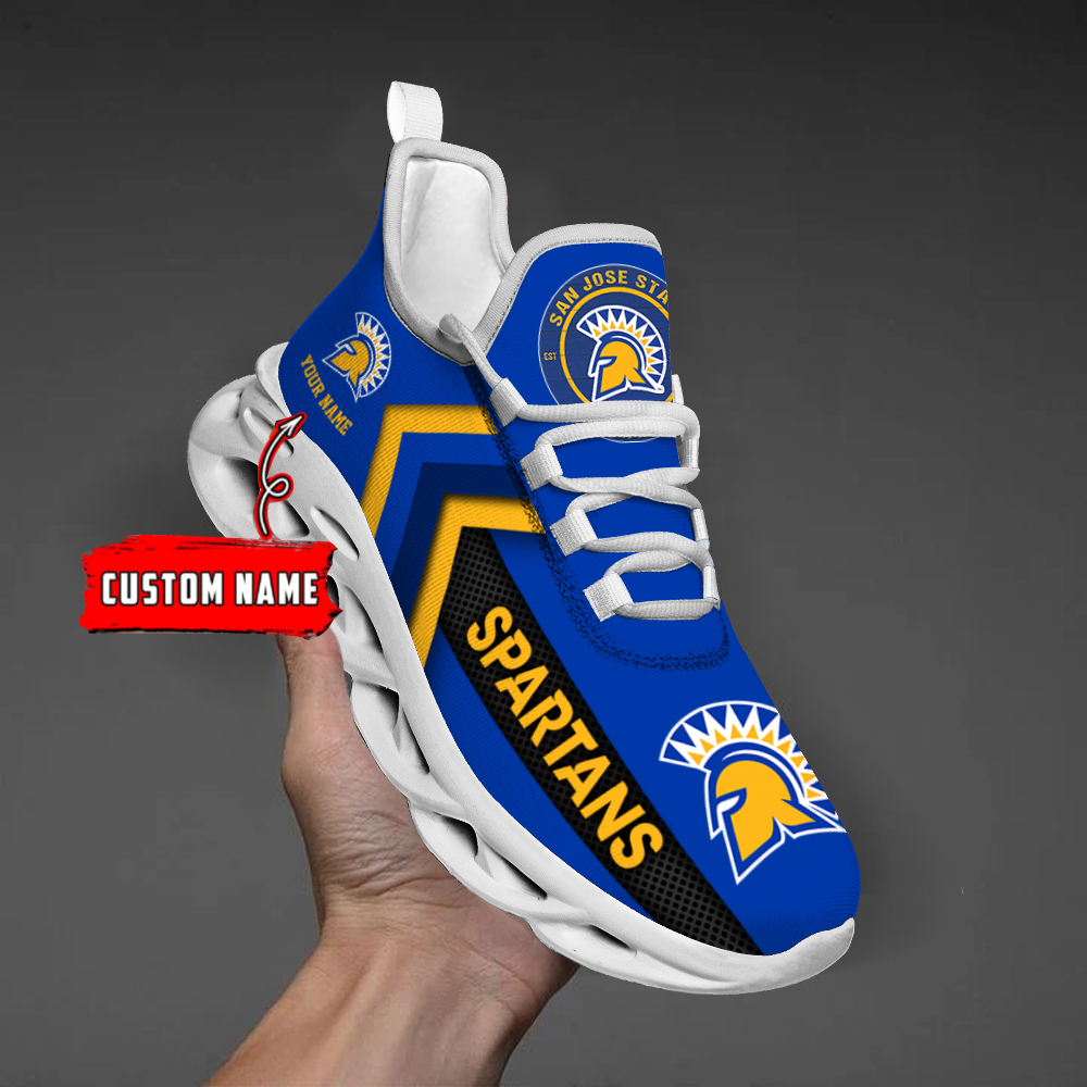 San Jose State Spartans Personalized Custom Name Max Soul Shoes DS003 - Famjoys San Jose State Spartans Personalized Custom Name Max Soul Shoes DS003 - Famjoys