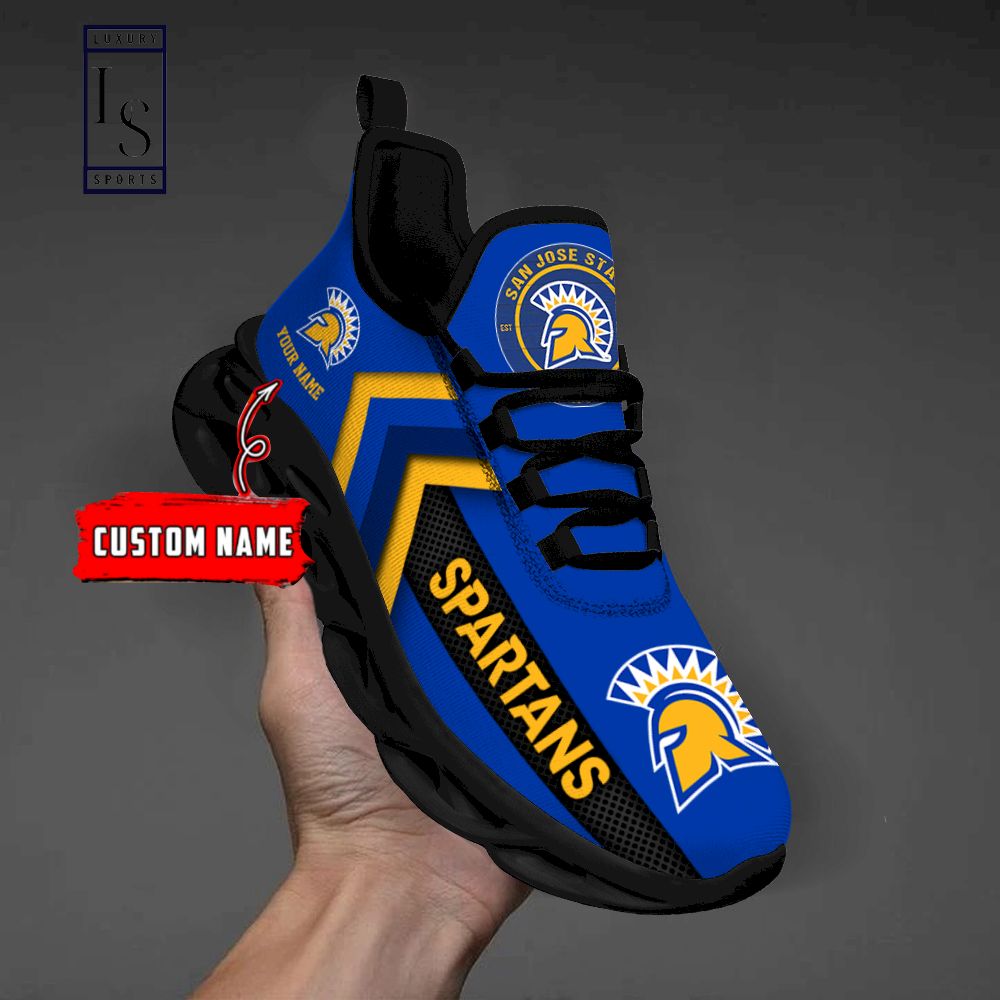 San Jose State Spartans Personalized Max Soul Shoes - Famjoys San Jose State Spartans Personalized Max Soul Shoes - Famjoys