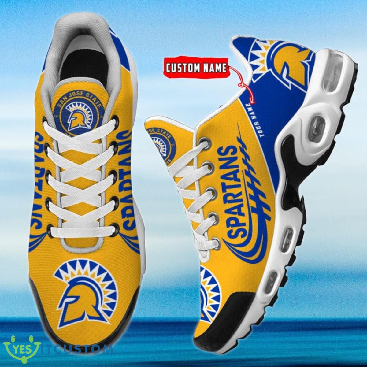 San Jose State Spartans Personalized Name Air Cushion Sports Shoes Sneaker KLTNS220437 - Famjoys San Jose State Spartans Personalized Name Air Cushion Sports Shoes Sneaker KLTNS220437 - Famjoys