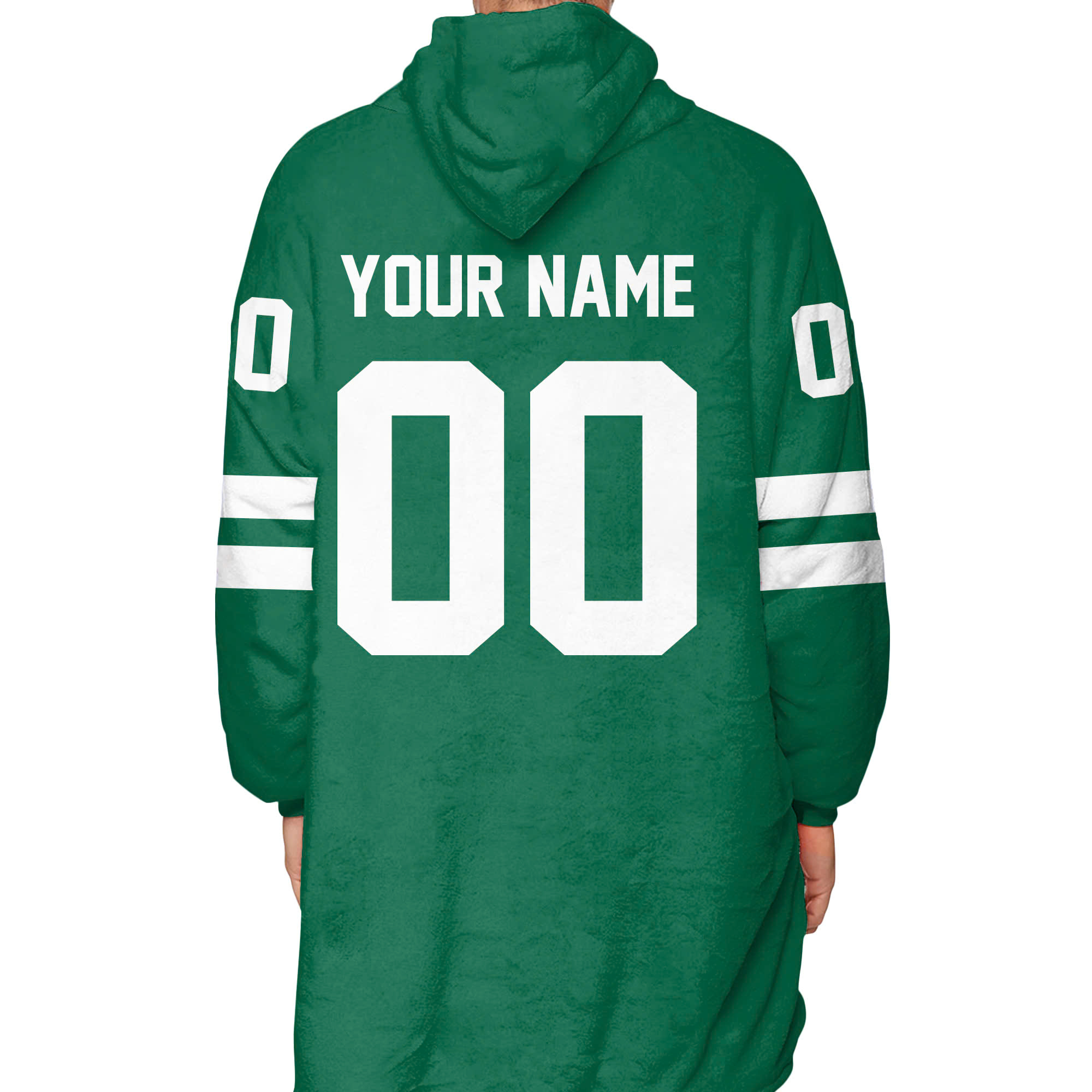 Saskatchewan Roughriders Custom Blanket Hoodie - Famjoys Saskatchewan Roughriders Custom Blanket Hoodie - Famjoys